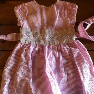 Pink and white Rare Editions dress size 4T